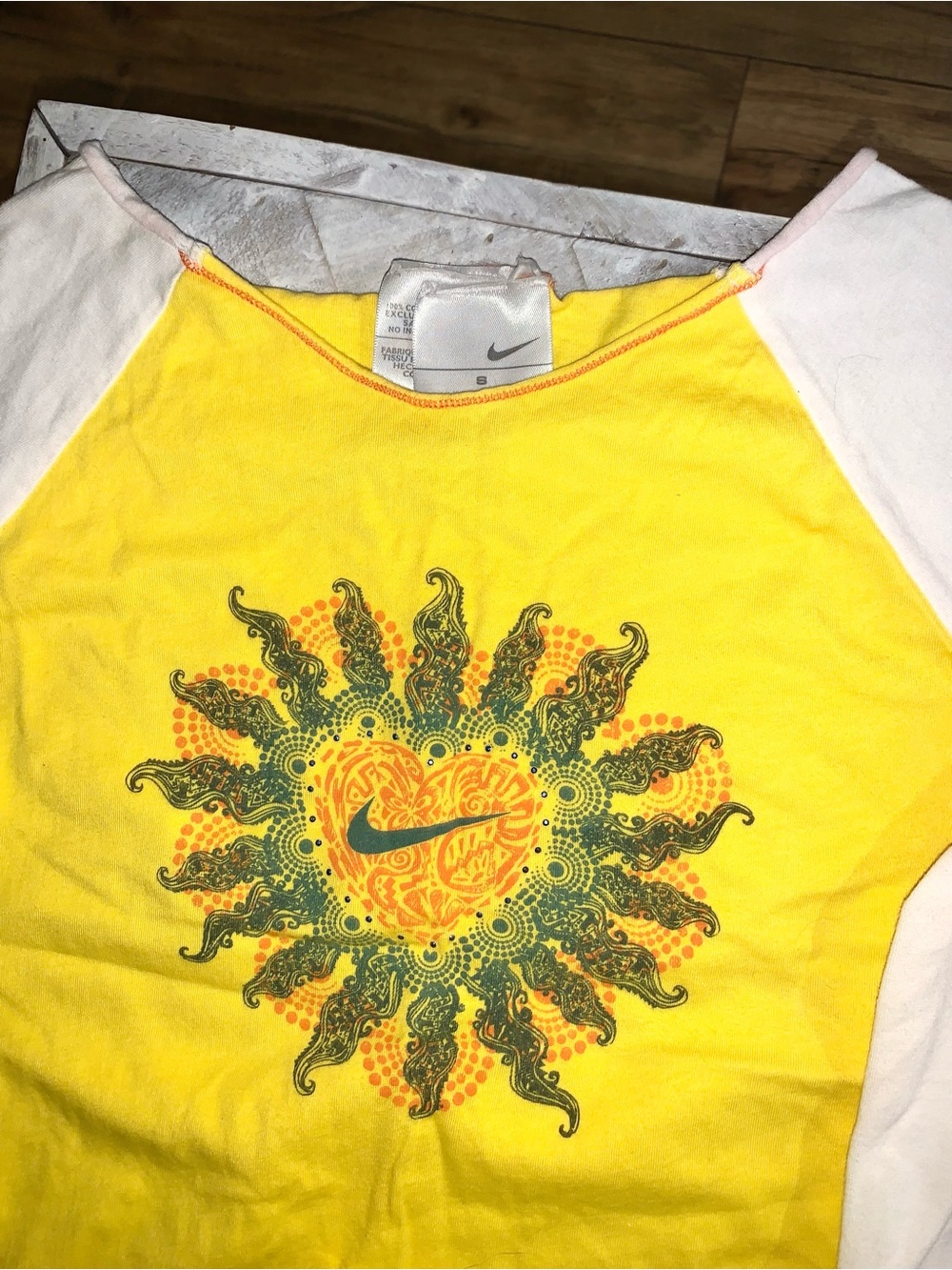 Vintage 90s girls clothing bundle orange and yellow size 7/8 - Picture 2 of 7
